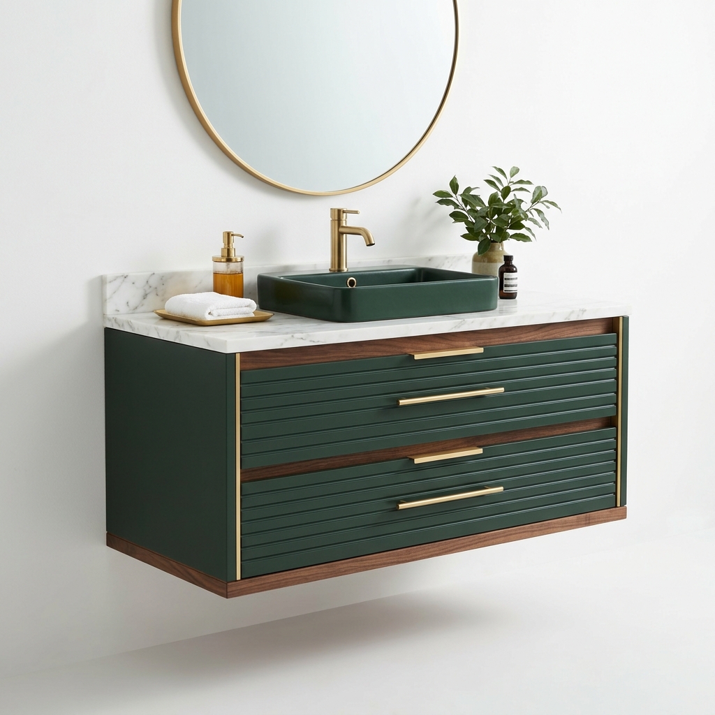 Modern Yüzer Banyo Dolabı